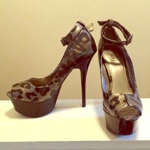Bakers Leopard Heels